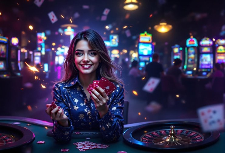 Ganesha Gold slot game interface on arenaqq login showing reels and stake options